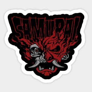 Cyber Samurai Sticker